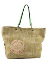 Sac � Main Catherine parra Vert lin 000092