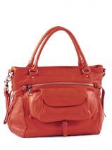 Draagtas Lancaster Oranje soft vintage nova 5767