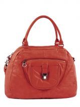 Petit Cabas Bowling Nala Lancaster Orange soft vintage nala 5776