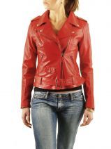Blouson Femme Ventiuno Rouge moto 004