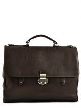 Serviette Texier Marron messenger 0655
