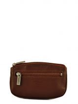Porte Monnaie Crinkles Marron caviar 1436