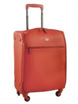 Valise 4 Roues Souple 60cm Jump Rouge stripe 2482