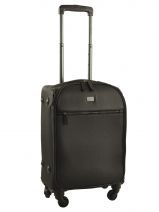 Valise 4 Roues Souple 53cm Jump Noir stripe 2481