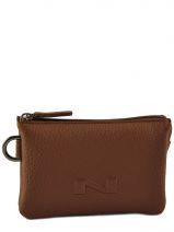 Porte Monnaie Nathan baume Marron original n 00302N