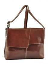 Sac Bandouli�re Petits prix cuir Marron collet 008