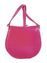 Sac Bandouli�re Petits prix cuir Rose collet 1191