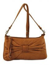 Sac Bandouliere /  Porte Travers Sabrina Marron vintage 10548