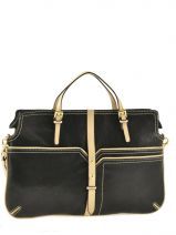 Sac � Main Jamin puech Noir liseron PE12036