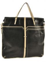 Sac � Main Jamin puech Noir liseron PE12036B