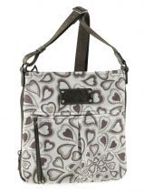 Sac Bandouli�re Lancaster Multicolore colorama coeur 506-49
