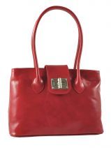 Sac � Main Petits prix cuir Rouge collet 127