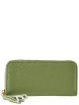 Portemonee Petits prix synthetique Groen caviar PM021GR