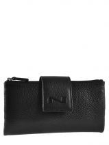 Portemonee Nathan baume Zwart reptile 118N