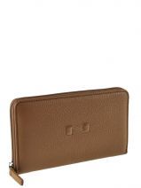 Porte Monnaie Nathan baume Marron original n 351N