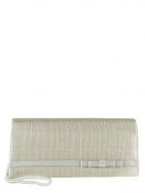 Pochette Ceremonie / Sac De Soiree Cocktail Beige gala EL90731