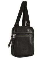 Besace Homme Serge blanco Noir roma ROM13004