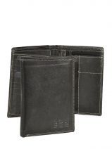 Portefeuille Serge blanco Noir roma ROM21013