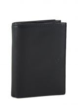 Portefeuille Calvin klein Noir soft nappa KM110A