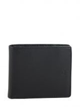 Porte Cartes Credit Calvin klein Noir soft nappa KM110G