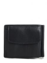 Porte Cartes Calvin klein Noir soft nappa KM110J