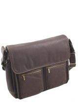Besace Homme Texier Marron kronos - 00009916