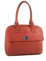 Sac Ordinateur Porte Epaule Cuir Arthur et aston Rouge clarisse 1338-04