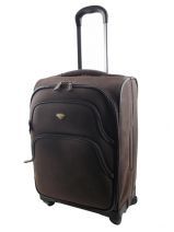 Valise 4 Roues Souple Jump Marron kiruna 4430TT Trolley 62 cm