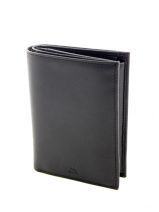Portefeuille Calvin klein Zwart soft nappa KM1012