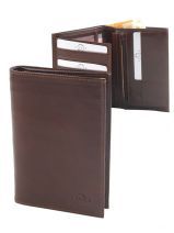 Portefeuille Etrier Marron collets 765408