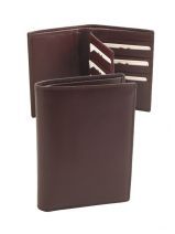 Portefeuille Nathan baume Marron classic men 548N
