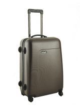 Valise 4 Roues Rigide 64cm Jump Marron txc pc TXC101 Valise 4 roues