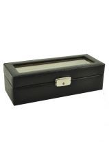 Coffret Bijoux Francinel Noir pvc facon lezard 130086