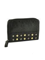 Porte Monnaie Elite Noir begonia E2238
