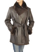 Damesjas Jekel Bruin double face NEW PRESLEY
