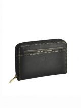 Porte Monnaie Carre royal Noir akeane AK303