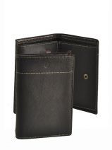 Portefeuille Carre royal Bruin akeane AK1036