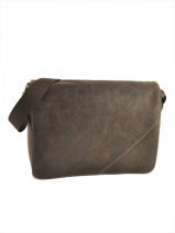Cross Body Tas Texier Bruin twister 8108