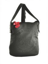 Sac Bandouli�re Le temps des cerises Noir denver LTC1308