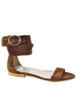 Nu-pieds Catherine parra Marron shoes 40 El�gante paire de sandales sign�e catherine Parra