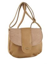 Sac Bandouli�re Etrier Beige jungle EJU002
