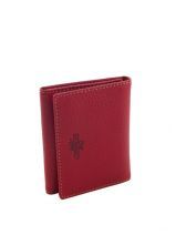 Porte Cartes Yves renard Rouge foulonne - 00000238
