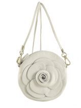 Sac Bandouli�re Petits prix cuir Blanc sauvage 1811