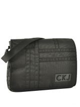 Sac Bandouliere / Porte Travers A4 Calvin klein Noir total fabric CDV000