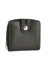 Porte Monnaie Petits prix cuir Noir glamor CHL419