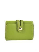 Porte Monnaie Petits prix cuir Vert glamor CHL093
