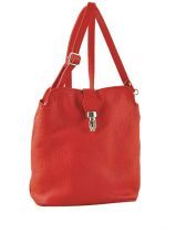 Sac Bandouli�re Petits prix cuir Rouge caviar 00000122