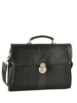 Serviette Arthur et aston Noir pascal 1153-02