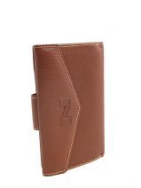 Portefeuille Nathan baume Marron classic 00210N