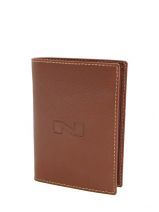 Portefeuille Nathan baume Marron classic - 0000206N
